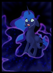 Size: 8000x11000 | Tagged: safe, artist:raythenerd, princess luna, tantabus, g4, absurd resolution, crying, floppy ears, open mouth