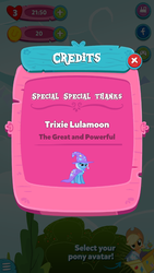 Size: 1080x1920 | Tagged: safe, screencap, applejack, trixie, pony, unicorn, g4, official, female, game, mare, puzzle party