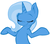 Size: 3000x2667 | Tagged: safe, artist:joey darkmeat, edit, trixie, pony, unicorn, g4, eyes closed, female, high res, mare, shrug, shrugpony, simple background, solo, vector, white background