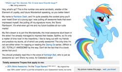 Size: 926x544 | Tagged: safe, rainbow dash, g4, self demonstrating, tv tropes