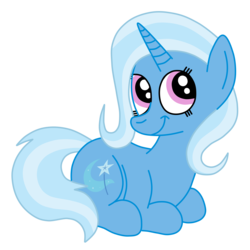 Size: 2200x2200 | Tagged: safe, artist:squipycheetah, trixie, pony, unicorn, g4, cute, diatrixes, female, happy, high res, lying down, mare, prone, simple background, sitting, smiling, solo, transparent background, vector