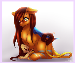 Size: 1280x1086 | Tagged: safe, artist:fatcakes, oc, oc only, hippogriff, solo