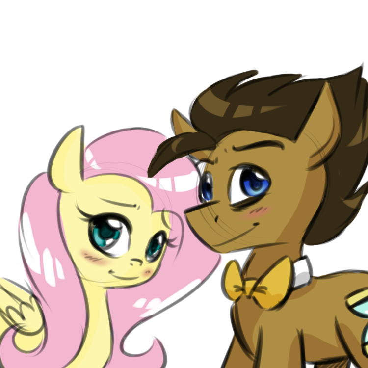 Safe Artist Craftykraken Doctor Whooves Fluttershy Time