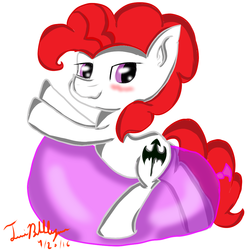 Size: 1000x1000 | Tagged: safe, alternate version, artist:twibubblegum, oc, oc only, oc:berry pie, balloon, balloon fetish, party balloon, simple background, solo, that pony sure does love balloons, white background