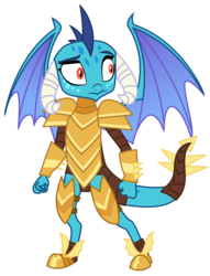 Size: 1578x2063 | Tagged: safe, artist:sketchmcreations, princess ember, dragon, g4, gauntlet of fire, armor, dragon armor, dragoness, female, inkscape, simple background, solo, transparent background, unsure, vector