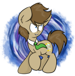 Size: 946x962 | Tagged: safe, artist:kristysk, doctor whooves, time turner, earth pony, pony, g4, male, solo, stallion