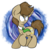 Size: 946x962 | Tagged: safe, artist:kristysk, doctor whooves, time turner, earth pony, pony, g4, male, solo, stallion