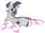 Size: 1388x1036 | Tagged: safe, artist:windows10, oc, oc only, oc:zebra north, zebra, clothes, femboy, grin, lounging, male, socks, solo, stallion, striped socks, zebra femboy, zebra oc