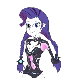 Size: 1000x1000 | Tagged: safe, artist:a_simplepony, rarity, equestria girls, g4, clothes, cosplay, costume, female, hyperdimension neptunia, solo