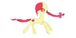 Size: 2680x1353 | Tagged: safe, artist:griffinskrill, apple bloom, g4, backwards cutie mark, cutie mark, female, older, simple background, solo, the cmc's cutie marks, transparent background