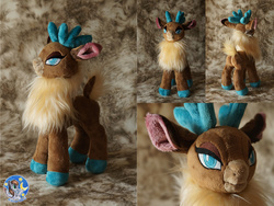 Size: 1328x1000 | Tagged: safe, artist:essorille, velvet (tfh), deer, reindeer, them's fightin' herds, community related, irl, photo, plushie, solo