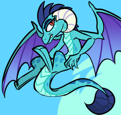 Size: 1024x973 | Tagged: safe, artist:fish-ears, princess ember, dragon, g4, female, solo