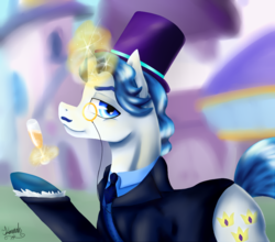 Size: 1024x900 | Tagged: safe, artist:fanaticpanda, fancypants, pony, g4, male, solo