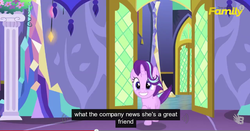 Size: 853x447 | Tagged: safe, screencap, starlight glimmer, g4, no second prances, female, meme, running, solo, youtube caption