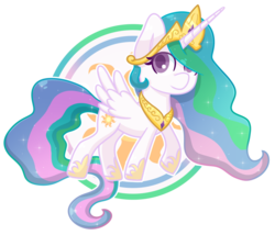 Size: 1024x875 | Tagged: safe, artist:ak4neh, princess celestia, pony, g4, chibi, female, mare, simple background, solo, transparent background