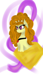 Size: 2340x4160 | Tagged: safe, artist:dixierarity, adagio dazzle, earth pony, pony, equestria girls, g4, adagio dazzle's cutie mark, cutie mark, disguise, disguised siren, earth pony adagio dazzle, equestria girls ponified, female, gem, mare, ponified, simple background, siren gem, sitting, solo, white background