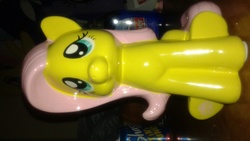 Size: 2048x1152 | Tagged: safe, fluttershy, g4, irl, merchandise, photo, piggy bank, sideways image