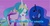 Size: 852x435 | Tagged: safe, screencap, princess cadance, princess celestia, princess luna, g4, twilight's kingdom, implied futa, lyrics, meme, royal sisters, singing, text, translation, you'll play your part, youtube, youtube caption