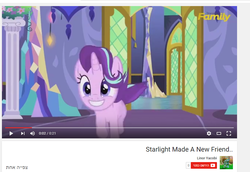 Size: 908x624 | Tagged: safe, screencap, starlight glimmer, g4, no second prances, meme, youtube, youtube link