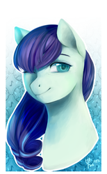 Size: 1218x1979 | Tagged: safe, artist:fork-tyan, coloratura, g4, bust, female, portrait, solo