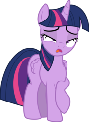 Size: 6000x8229 | Tagged: safe, artist:eagle1division, twilight sparkle, alicorn, pony, g4, 'o', absurd resolution, crossed hooves, derp, female, lidded eyes, majestic as fuck, mare, open mouth, simple background, solo, transparent background, twilight sparkle (alicorn), vector