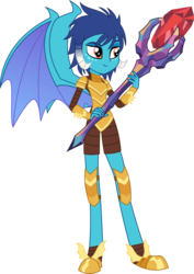 Size: 1852x2611 | Tagged: safe, artist:sketchmcreations, princess ember, dragon, equestria girls, g4, gauntlet of fire, armor, bloodstone scepter, dragon armor, dragon lord ember, equestria girls-ified, female, humanized, inkscape, simple background, solo, transparent background, vector, winged humanization