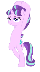 Size: 1836x3264 | Tagged: safe, artist:panzerpiel, starlight glimmer, pony, unicorn, g4, bedroom eyes, female, pose, simple background, solo, transparent background