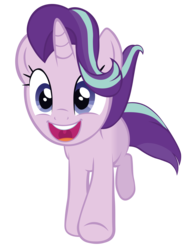 Size: 8933x11417 | Tagged: safe, artist:dragonm97hd, starlight glimmer, pony, unicorn, g4, no second prances, absurd resolution, cute, daaaaaaaaaaaw, female, glimmerbetes, mare, open mouth, running, simple background, smiling, solo, transparent background