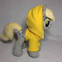 Size: 960x960 | Tagged: safe, artist:burgunzik, derpy hooves, pegasus, pony, g4, clothes, female, hoodie, irl, mare, photo, plushie, solo