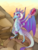 Size: 750x1000 | Tagged: safe, artist:headphonehijack, princess ember, dragon, g4, gauntlet of fire, bloodstone scepter, dragon lord ember, dragoness, female, solo