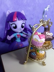 Size: 720x960 | Tagged: safe, artist:master_heart, twilight sparkle, equestria girls, g4, clothes, doll, equestria girls minis, eqventures of the minis, irl, photo, re-ment, skirt, solo, toy