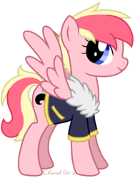 Size: 863x1141 | Tagged: safe, artist:cloureed, oc, oc only, pegasus, pony, clothes, jacket, ponysona, show accurate, simple background, transparent background