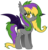 Size: 1271x1326 | Tagged: safe, artist:lostinthetrees, oc, oc only, oc:noctuae, bat pony, pony, solo