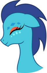 Size: 368x567 | Tagged: safe, artist:yuukitsukiyo, princess ember, g4, eyes closed, female, ponified, ponified ember, simple background, smiling, solo, transparent background