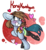 Size: 1024x1116 | Tagged: safe, artist:korgikardigan, scootaloo, oc, oc:snow powder, changeling, g4, babscon, babscon 2016, plushie