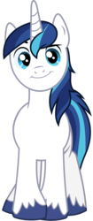 Size: 606x1440 | Tagged: safe, artist:chainchomp2 edits, edit, shining armor, g4, cute, dreamworks face, looking at you, male, shining adorable, simple background, smug, solo, transparent background, vector