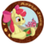 Size: 600x600 | Tagged: safe, artist:dsc-the-artist, apple bloom, earth pony, pony, g4, apple juice, female, filly, juice, solo, sweet apple acres