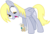 Size: 10000x6700 | Tagged: safe, artist:mpnoir, derpy hooves, mayor mare, earth pony, pegasus, pony, do princesses dream of magic sheep, g4, my little pony: friendship is magic, .svg available, absurd resolution, derpysaur, female, giant derpy hooves, giant pony, macro, mare, simple background, size difference, transparent background, vector