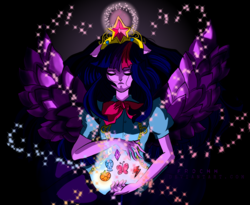 Size: 1167x959 | Tagged: safe, artist:frochh, twilight sparkle, equestria girls, g4, big crown thingy, elements of harmony, female, solo