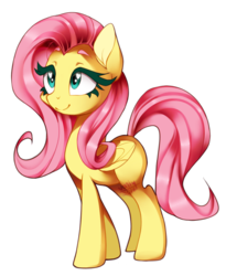 Size: 824x1003 | Tagged: safe, artist:va1ly, fluttershy, g4, female, solo