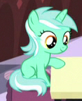Size: 117x145 | Tagged: safe, screencap, lyra heartstrings, pony, amending fences, g4, cropped, cute, female, filly, filly lyra, lyrabetes, picture for breezies, solo, younger