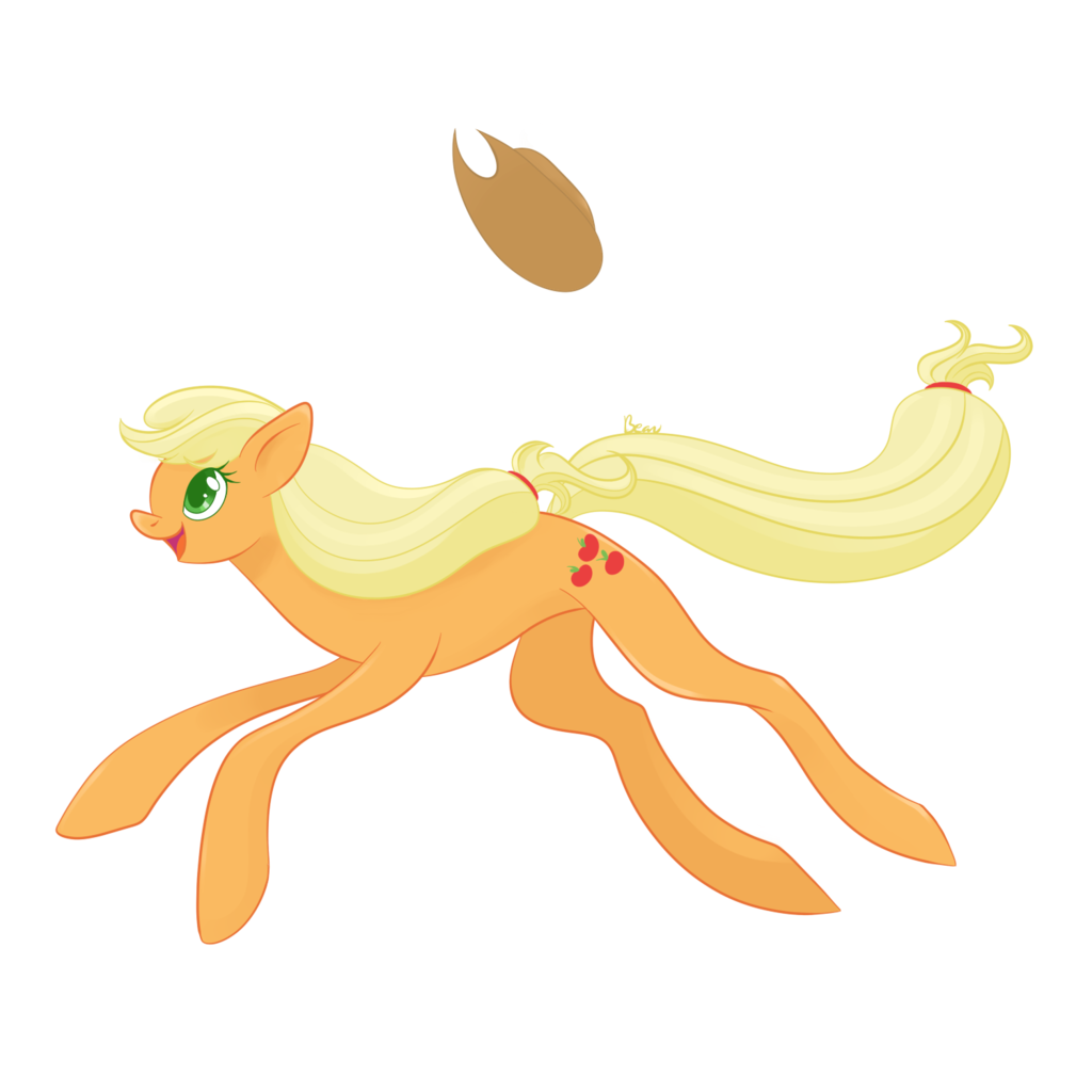 #1139350 - safe, artist:orcakisses, applejack, female, hat, open mouth ...