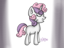 Size: 1024x768 | Tagged: safe, artist:p0nifag, sweetie belle, g4, female, solo