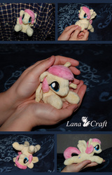 Size: 1600x2506 | Tagged: safe, artist:lanacraft, fluttershy, cat, g4, cute, irl, kitten, photo, plushie, shyabetes, smol, tiny