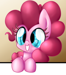 Size: 1320x1491 | Tagged: safe, artist:alazak, pinkie pie, earth pony, pony, g4, bust, colored eyelashes, cute, diapinkes, female, grin, portrait, smiling, solo