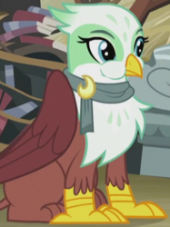 Size: 384x513 | Tagged: safe, screencap, greta, griffon, g4, the lost treasure of griffonstone, aweeg*, cropped, cute, female, gretadorable, puffy cheeks, solo