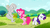 Size: 960x540 | Tagged: safe, edit, edited screencap, screencap, fluttershy, pinkie pie, rarity, g4, my little pony: friendship is magic, putting your hoof down, brute, discorded, discorded fluttershy, female, flutterbitch, fluttercruel, gray, new fluttershy, trio, trio female