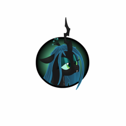 Size: 1200x1200 | Tagged: safe, artist:lakword, queen chrysalis, changeling, changeling queen, g4, crown, female, jewelry, regalia, simple background, solo, transparent background