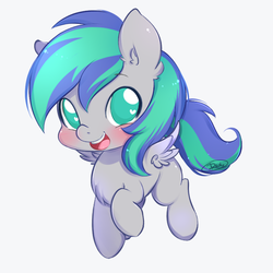 Size: 750x750 | Tagged: safe, artist:mrsremi, oc, oc only, oc:storm feather, pegasus, pony, flying, male, solo, stallion