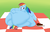 Size: 1280x819 | Tagged: safe, artist:astr0zone, rainbow dash, pegasus, pony, g4, big belly, bingo wings, brownie, chubby cheeks, fat, feeding dash, female, food, mare, morbidly obese, obese, rainblob dash, rolls of fat, solo, tubby wubby pony waifu